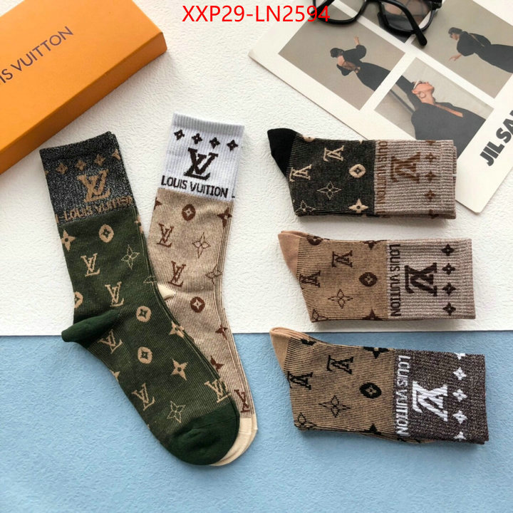 Sock-LV,first copy , ID: LN2594,$: 29USD