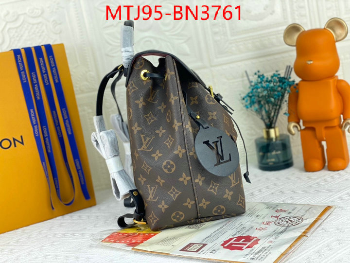 LV Bags(4A)-Backpack-,what's the best place to buy replica ,ID: BN3761,$: 95USD