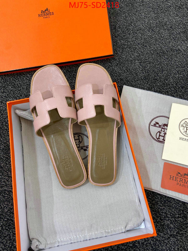 Women Shoes-Hermes,online china , ID: SD2418,$: 75USD