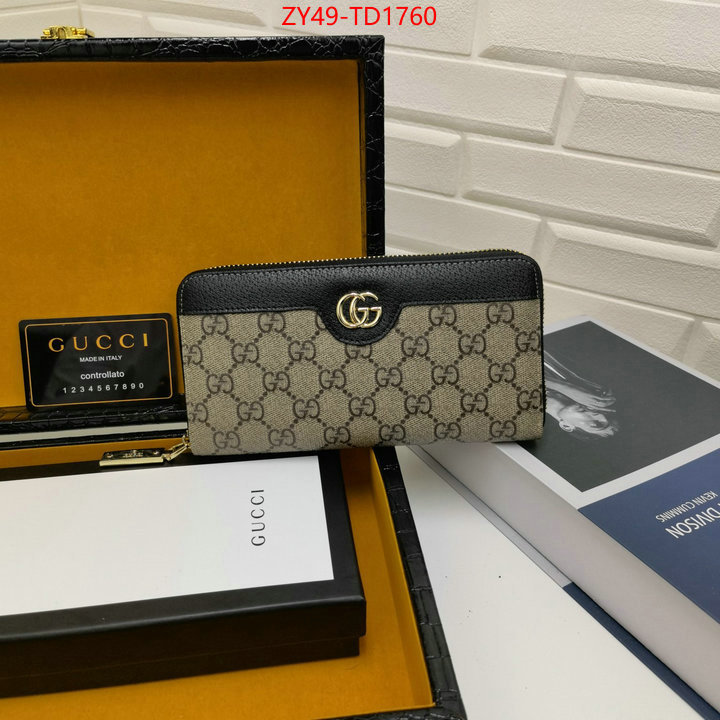 Gucci Bags(4A)-Wallet-,best fake ,ID: TD1760,$: 49USD