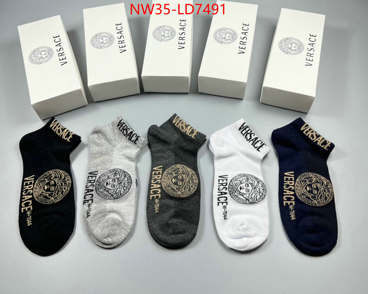 Sock-Versace,what's the best to buy replica , ID: LD7491,$: 35USD