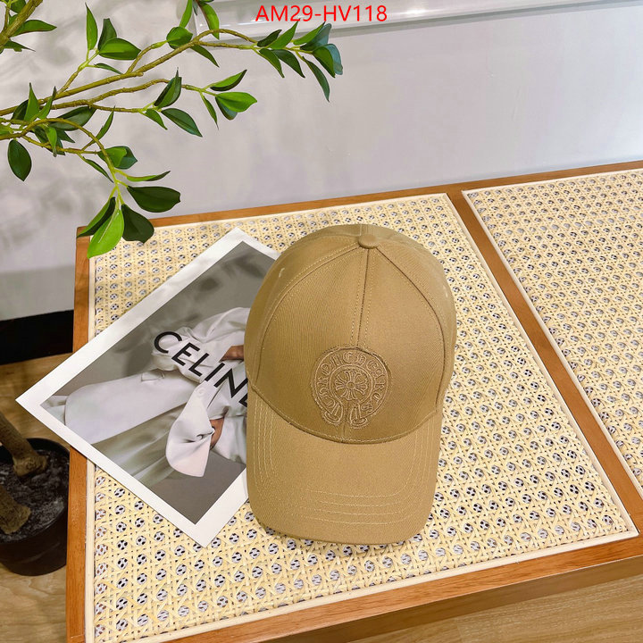 Cap (Hat)-Chrome Hearts,luxury fake , ID: HV118,$: 29USD