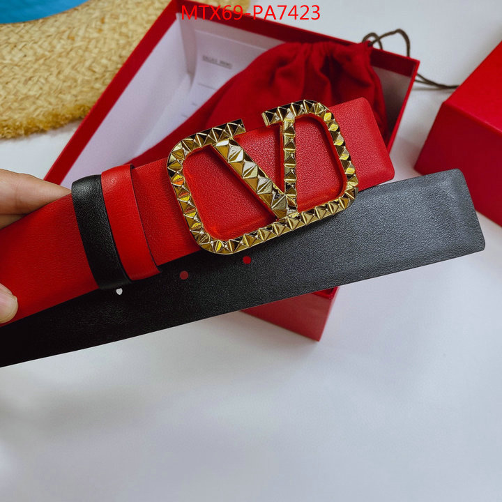 Belts-Valentino,replica shop , ID: PA7423,$: 69USD