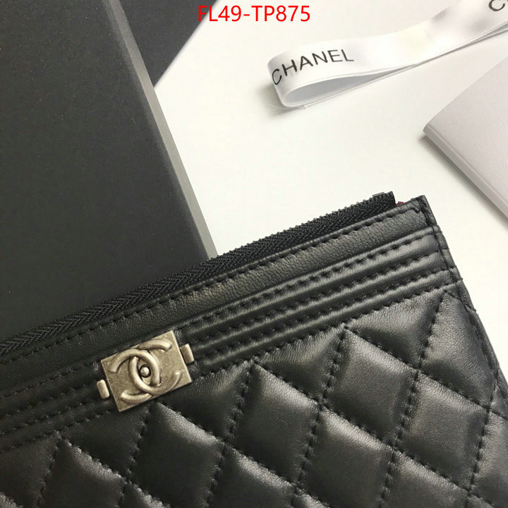 Chanel Bags(4A)-Wallet-,ID: TP875,$: 49USD