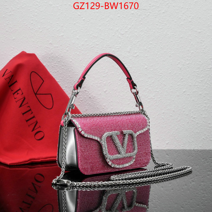 Valentino Bags(4A)-LOC-V Logo ,what is a 1:1 replica ,ID: BW1670,$: 129USD