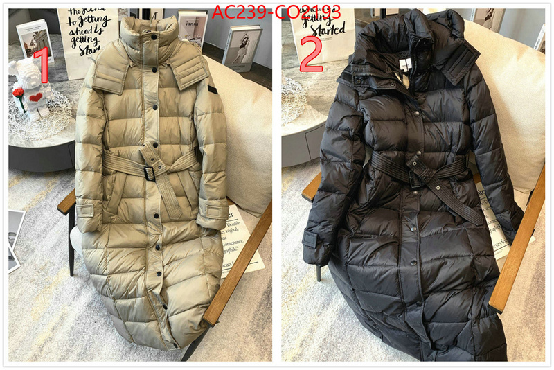 Down jacket Women-Burberry,designer high replica , ID: CO2193,$: 239USD