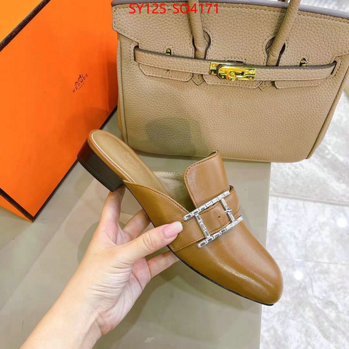 Women Shoes-Hermes,the highest quality fake , ID: SO4171,$: 125USD