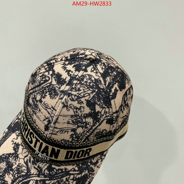 Cap (Hat)-Dior,aaaaa+ quality replica , ID: HW2833,$: 29USD