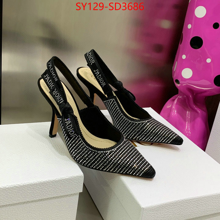 Women Shoes-Dior,buy 2023 replica , ID: SD3686,$: 129USD