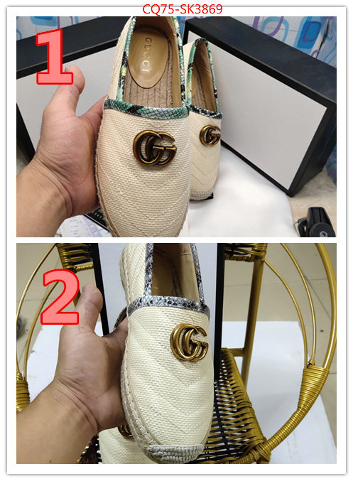 Women Shoes-Gucci,aaaaa class replica , ID: SK3869,$: 75USD