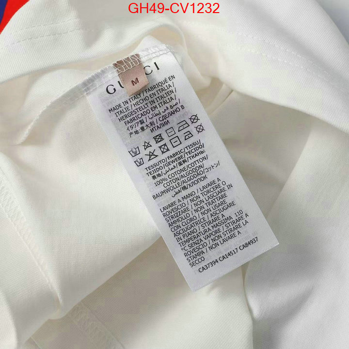 Clothing-Gucci,aaaaa replica , ID: CV1232,$: 49USD