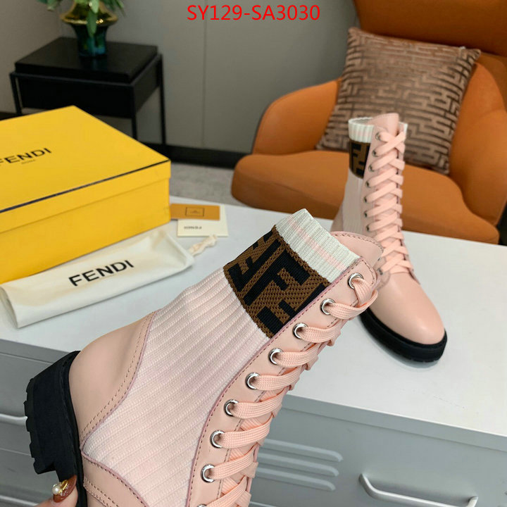 Women Shoes-Fendi,best replica quality , ID:SA3030,$: 129USD