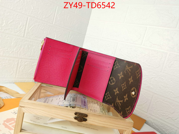 LV Bags(4A)-Wallet,we provide top cheap aaaaa ,ID: TD6542,$: 49USD