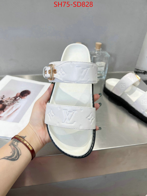 Women Shoes-LV,top perfect fake , ID: SD828,$: 75USD