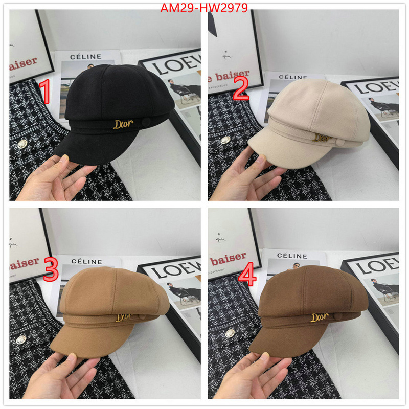 Cap (Hat)-Dior,buy online , ID: HW2979,$: 29USD