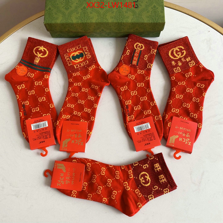 Sock-Gucci,perfect , ID: LW1481,$: 32USD