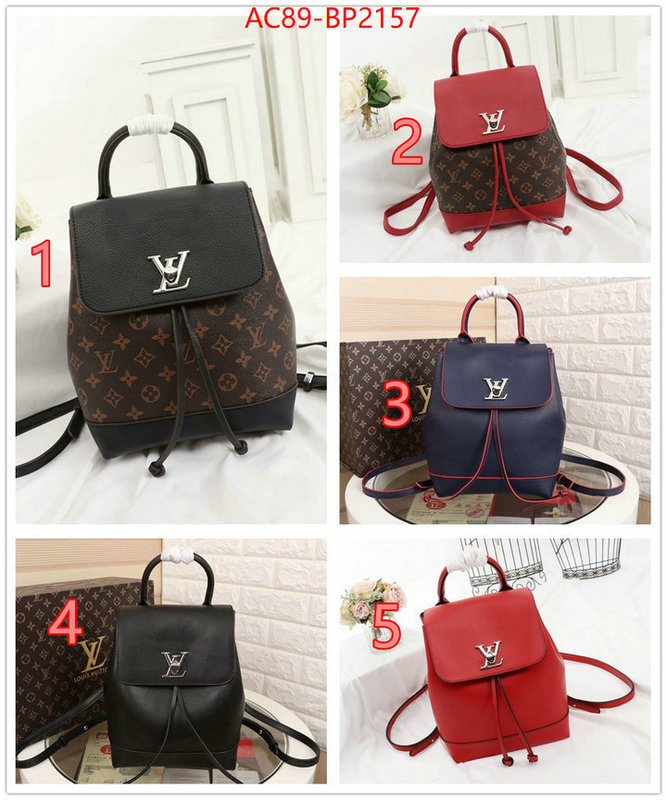 LV Bags(4A)-Backpack-,where can you buy replica ,ID: BP2157,$: 89USD