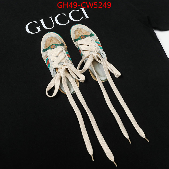 Clothing-Gucci,2023 perfect replica designer , ID: CW5249,$: 49USD