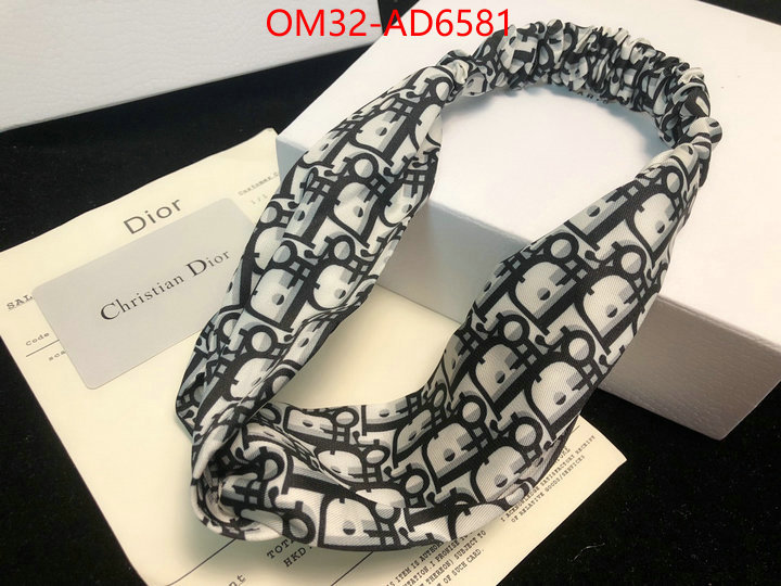 Hair band-Dior,perfect replica , ID: AD6581,$: 32USD