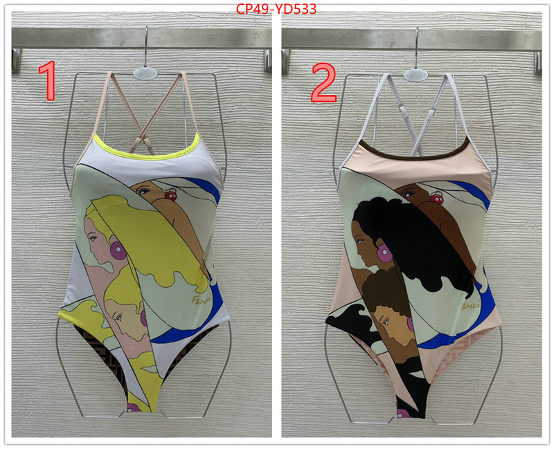 Swimsuit-Fendi,what is a 1:1 replica , ID: YD533,$: 49USD