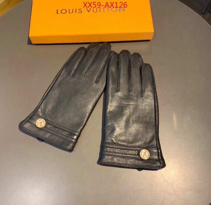 Gloves-LV,luxury cheap replica , ID: AX126,$: 59USD