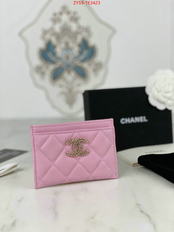 Chanel Bags(4A)-Wallet-,ID: TE3423,$: 59USD