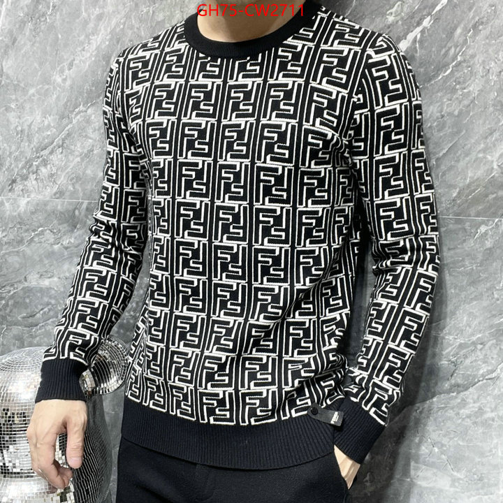 Clothing-Fendi,high quality online , ID: CW2711,$: 75USD