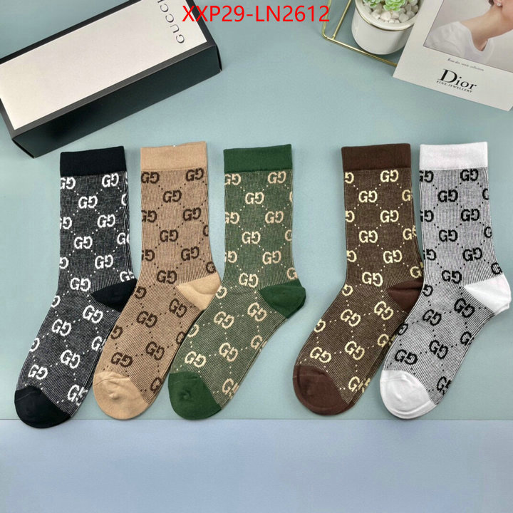 Sock-Gucci,fashion designer , ID: LN2612,$: 29USD