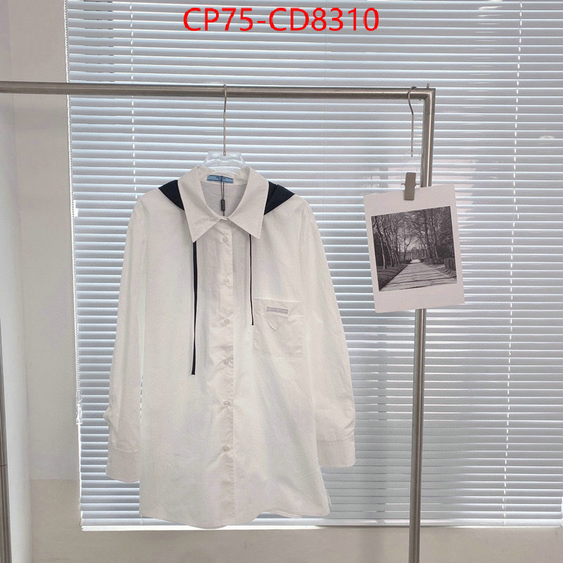 Clothing-Prada,highest quality replica , ID: CD8310,$: 75USD