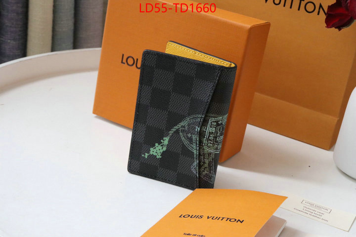 LV Bags(TOP)-Wallet,ID: TD1660,$: 55USD