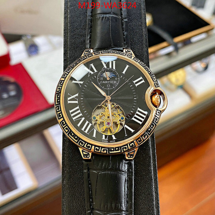 Watch(4A)-Cartier,where should i buy replica , ID: WA3624,$: 199USD