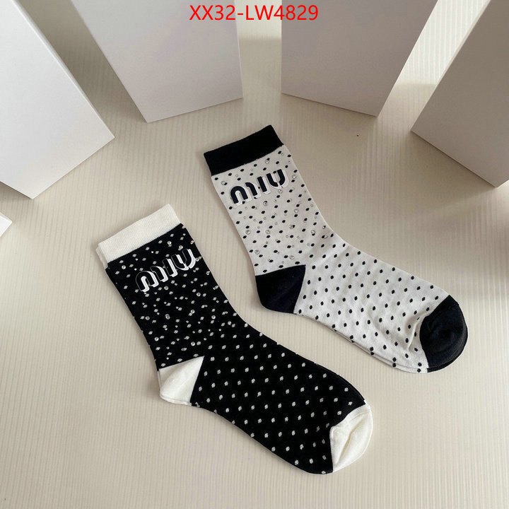 Sock-Miu Miu,at cheap price , ID: LW4829,$: 32USD