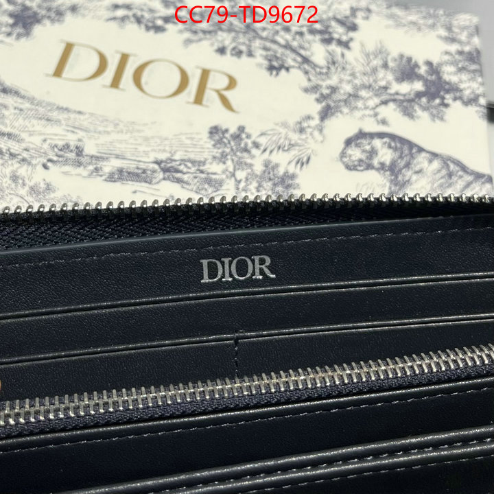 Dior Bags(TOP)-Wallet-,ID: TD9672,$: 79USD