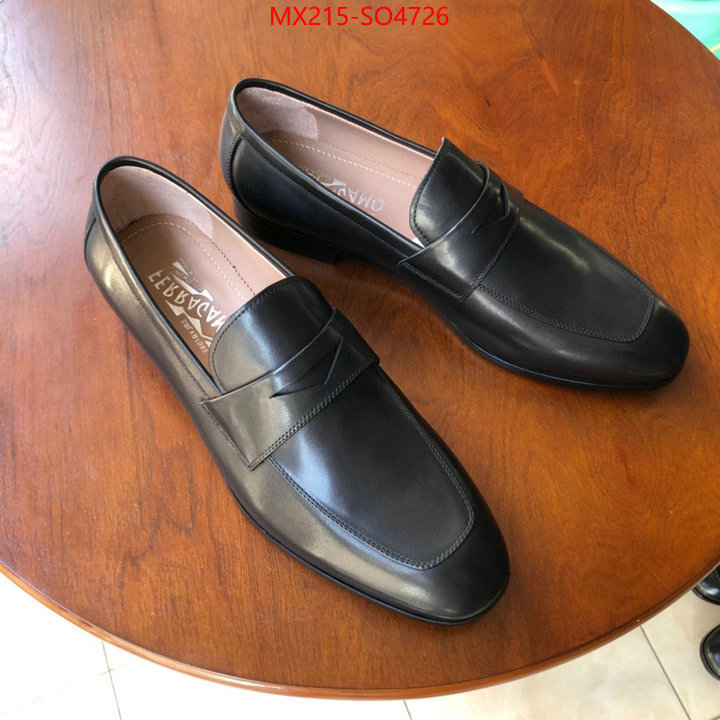 Men shoes-Ferragamo,replica aaaaa+ designer , ID: SO4726,$: 215USD