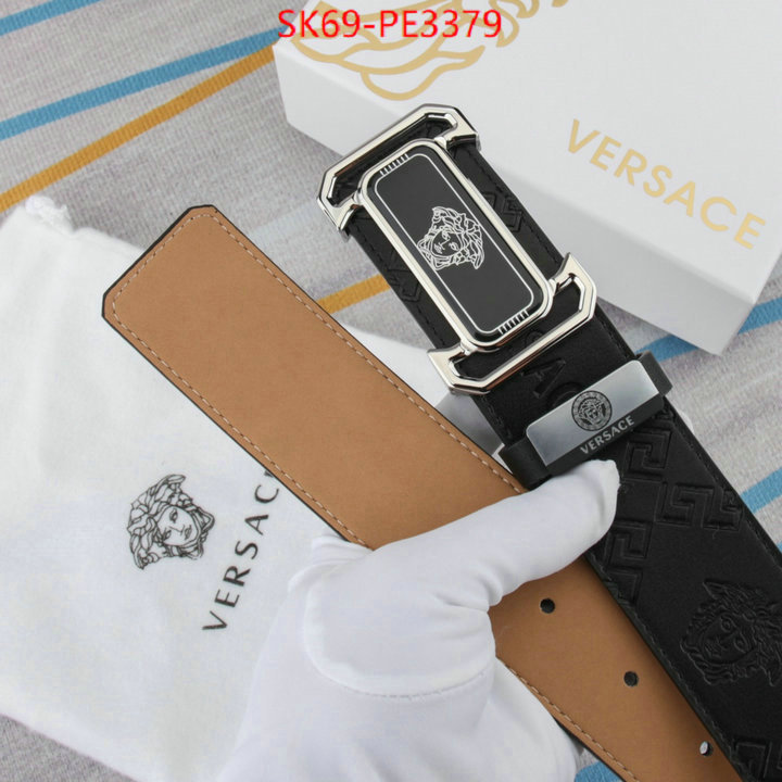 Belts-Versace,luxury cheap , ID: PE3379,$: 69USD