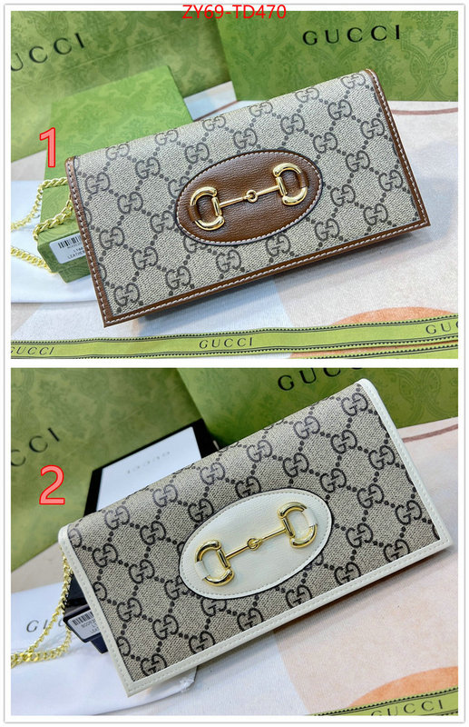 Gucci Bags(4A)-Wallet-,ID: TD470,$: 69USD