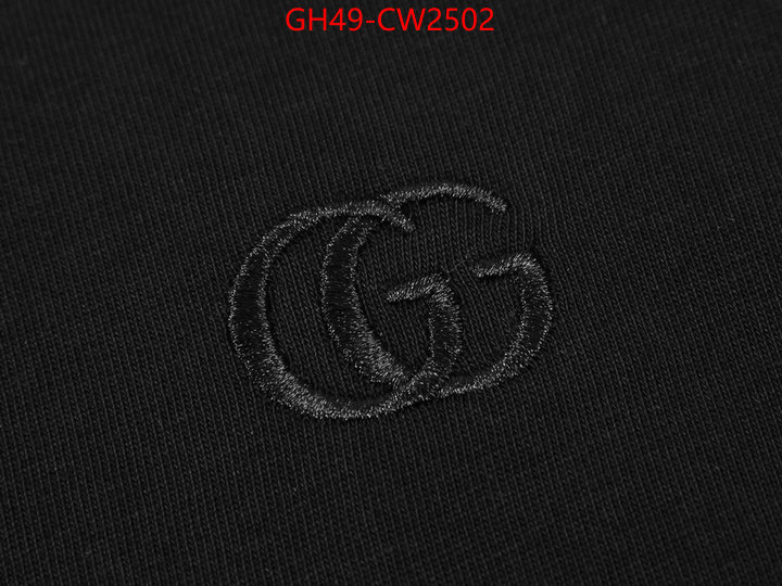 Clothing-Gucci,first copy , ID: CW2502,$: 49USD