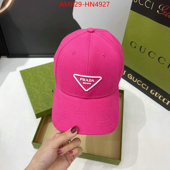 Cap (Hat)-Prada,aaaaa+ replica designer , ID: HN4927,$: 29USD