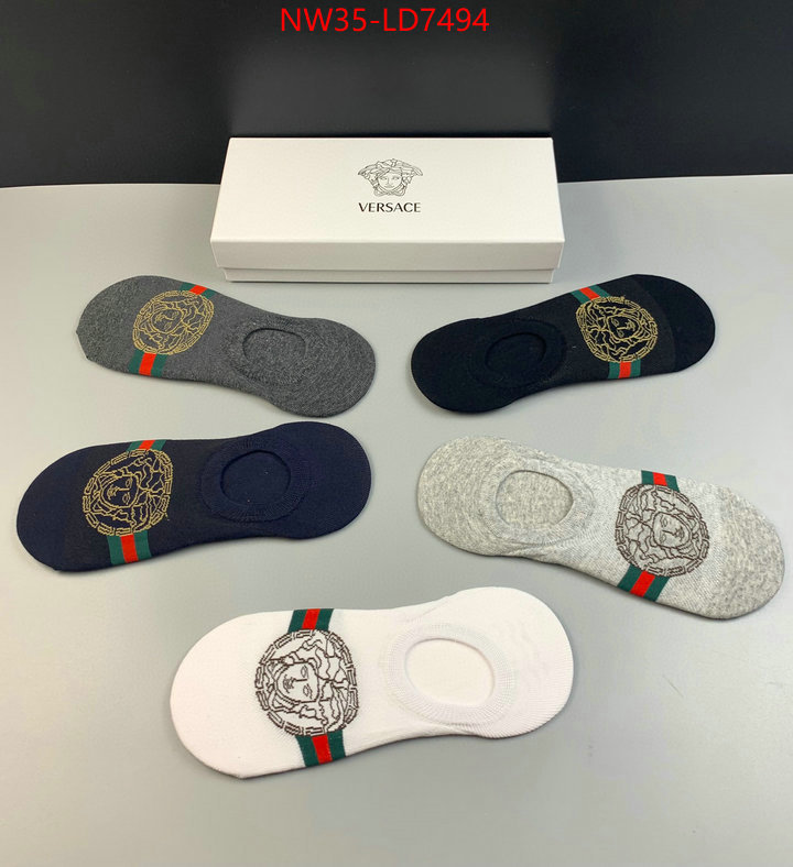 Sock-Versace,high quality replica designer , ID: LD7494,$: 35USD