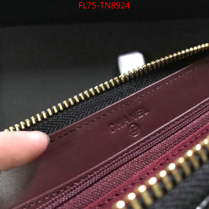 Chanel Bags(4A)-Wallet-,ID: TN8924,$: 75USD