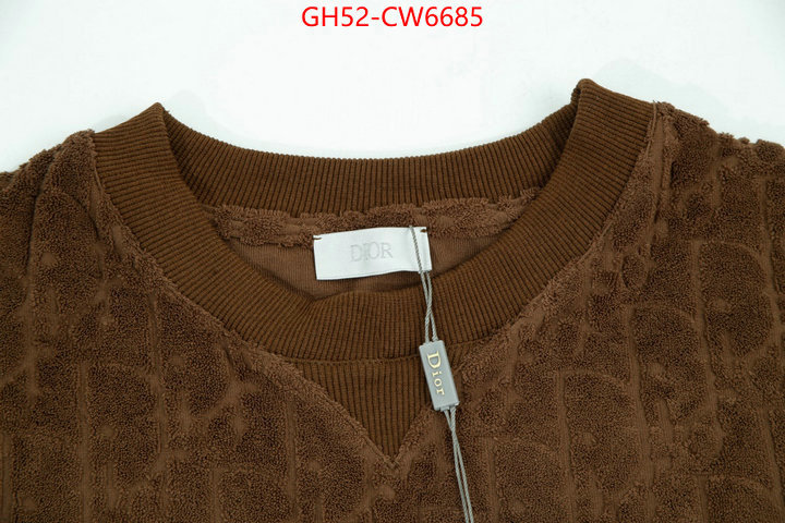 Clothing-Dior,best quality replica , ID: CW6685,$: 52USD