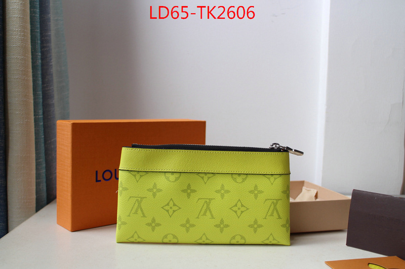 LV Bags(TOP)-Wallet,ID: TK2606,$:65USD