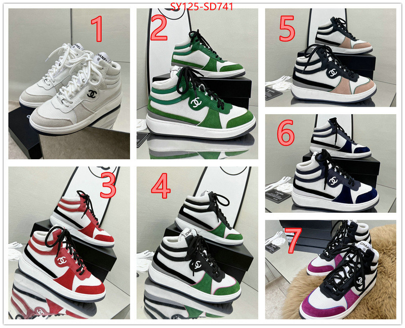 Women Shoes-Chanel,shop cheap high quality 1:1 replica , ID: SD741,$: 125USD