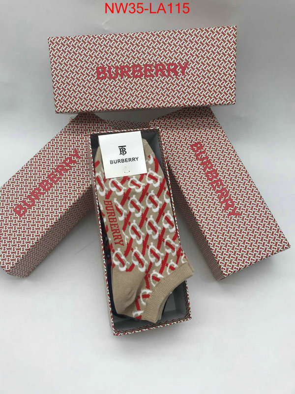 Sock-Burberry,the best , ID:LA115,$: 35USD