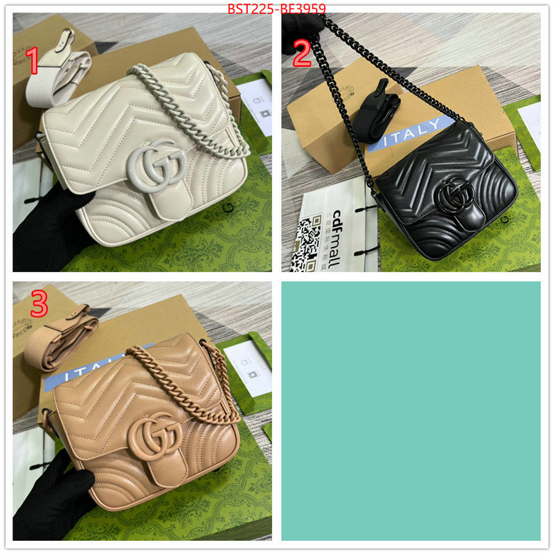 Gucci Bags(TOP)-Marmont,luxury shop ,ID: BE3959,$: 225USD