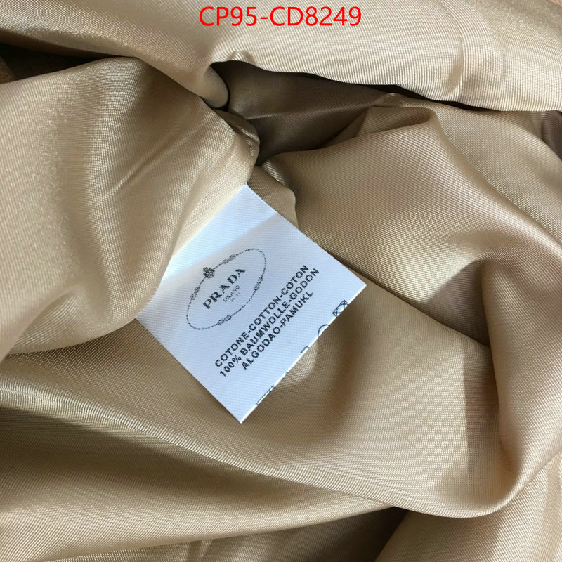 Clothing-Prada,what 1:1 replica , ID: CD8249,$: 95USD