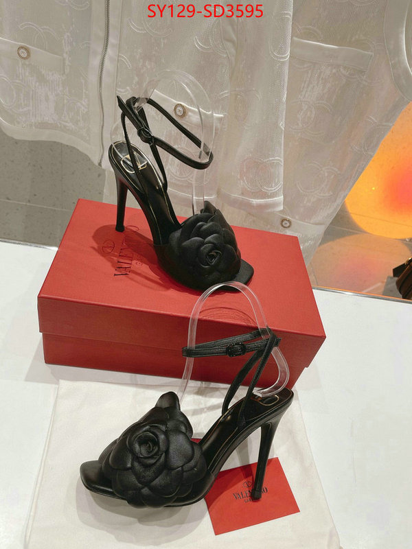 Women Shoes-Valentino,fake designer , ID: SD3595,$: 129USD