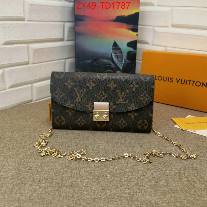 LV Bags(4A)-Wallet,ID: TD1787,$: 49USD