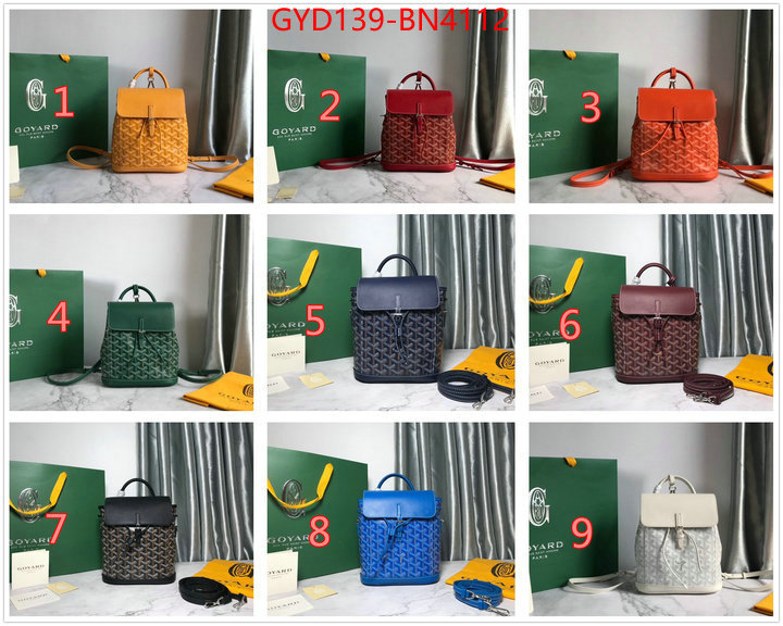 Goyard Bags(4A)-Backpack-,how to start selling replica ,ID: BN4112,$: 139USD