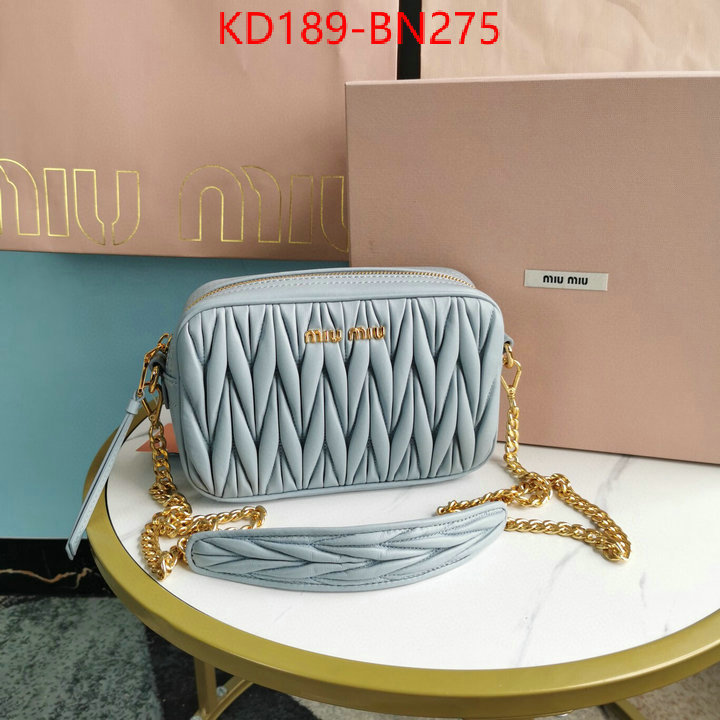 Miu Miu Bags(TOP)-Diagonal-,sale ,ID: BN275,$: 189USD